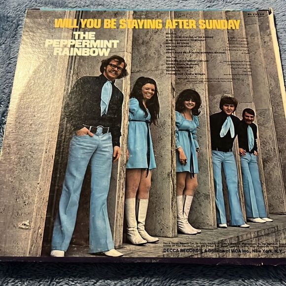 PEPPERMINT RAINBOW: will you be staying after sunday DECCA 12" LP 33 RPM - Picture 2 of 7